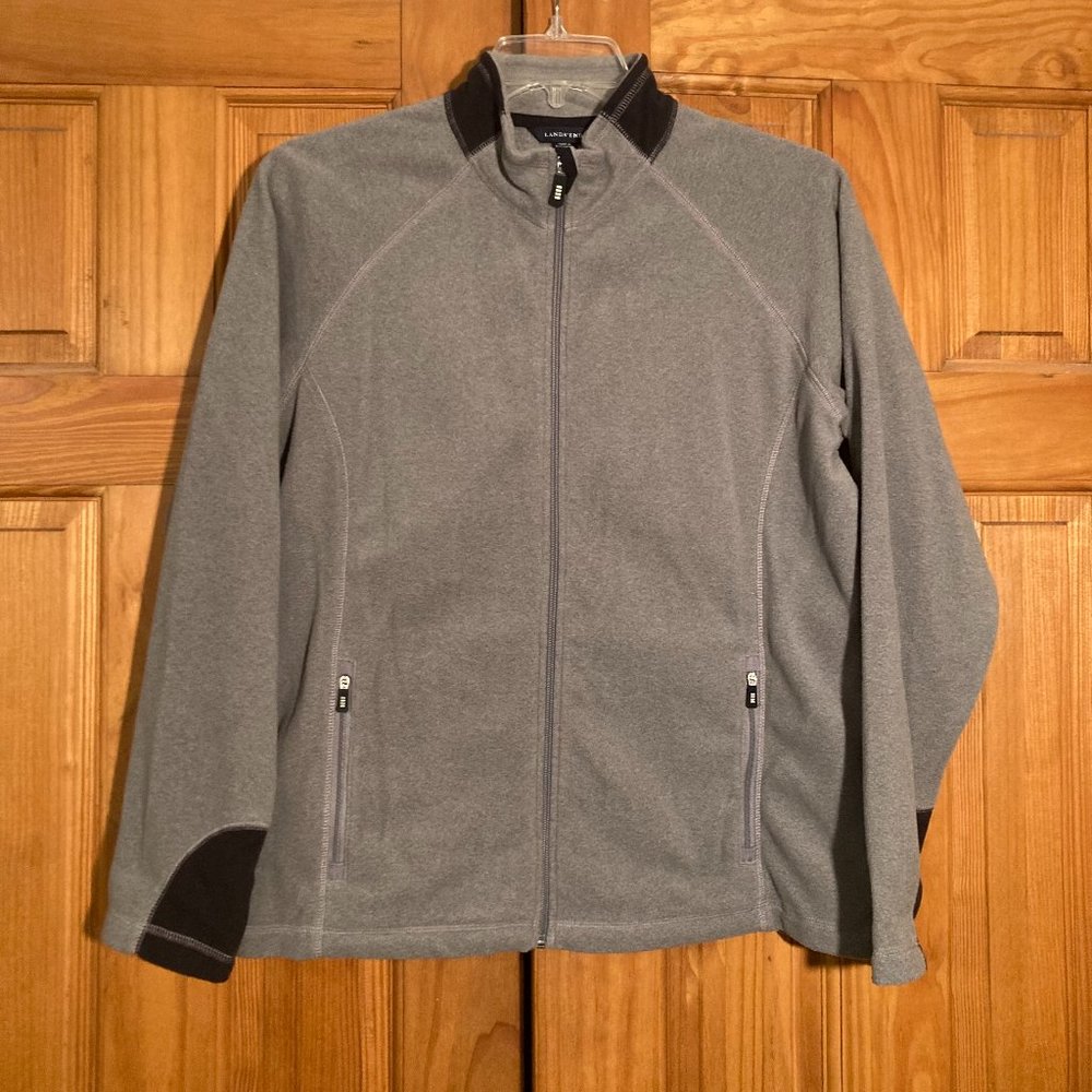NWOT Vintage Lands' End Fleece Jacket Size L